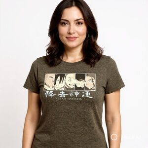 Nickelodeon Avatar The Last Airbender Graphic Tee Gray Small